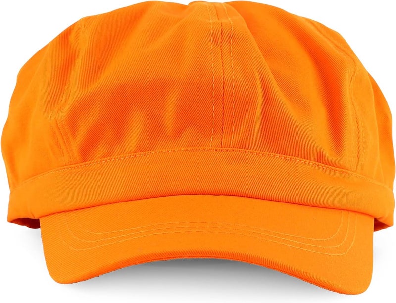 Armycrew 2XL Oversize Lightweight 100% Cotton Newsboy Cap with Elastic Back - Image 2